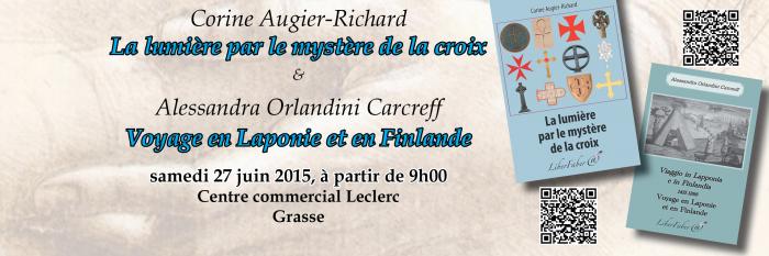 Image : Journée dédicace de Corine Augier-Richard et Alessandra Orlandini Carcreff à Grasse