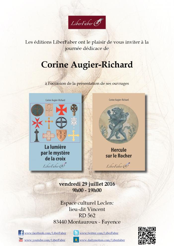 Image : Journée dédicace de Corine Augier-Richard à Montauroux