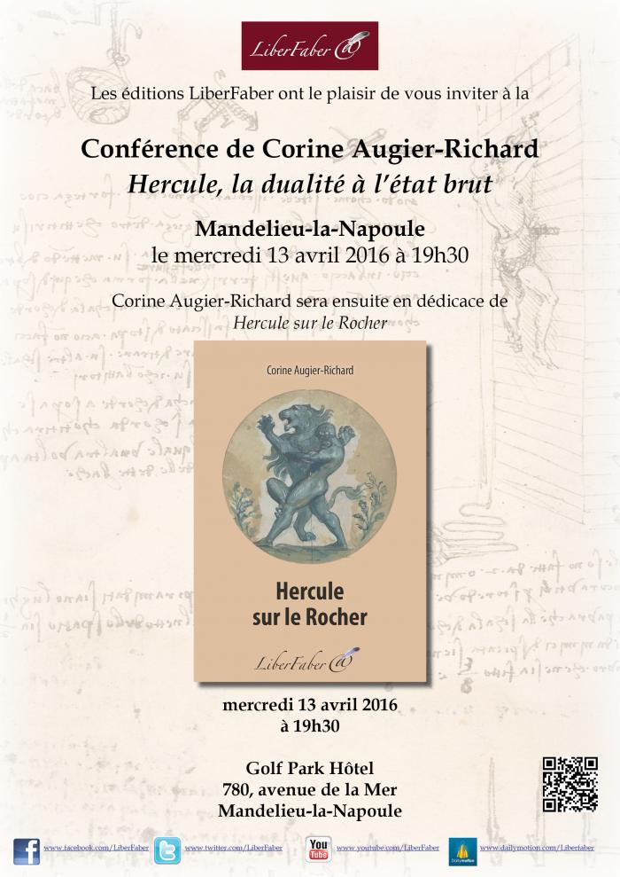 Image : Conférence de Corine Augier-Richard - Mandelieu