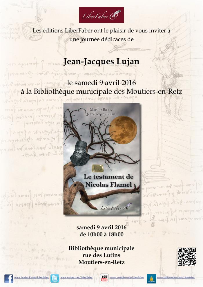 Image : Journée dédicace de Jean-Jacques Lujan aux Moutiers-en-Retz