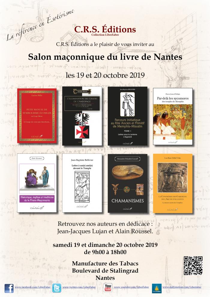 Image : LiberFaber au Salon du livre maçonnique de Nantes