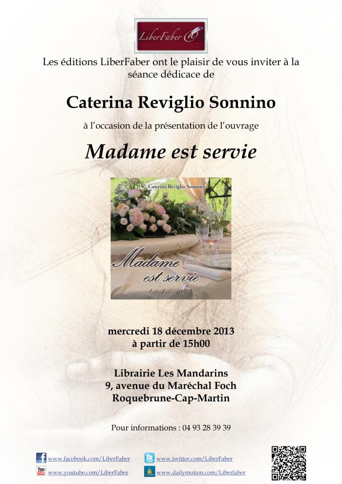 Image : Journée dédicace Caterina Reviglio Sonnino - Roquebrune-Cap-Martin